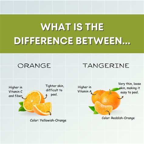 Difference Between Orange and Tangerine