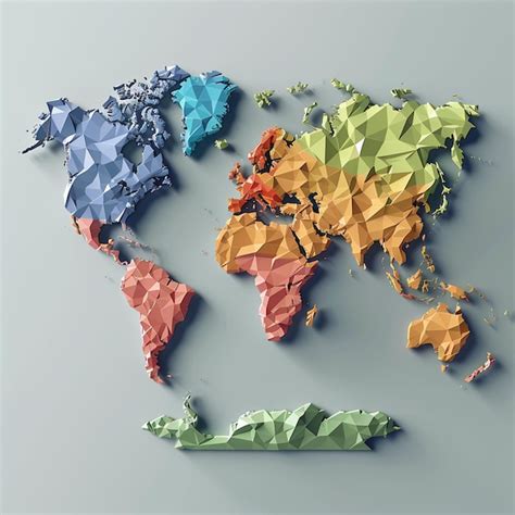 3D World Map Vector 的图像结果