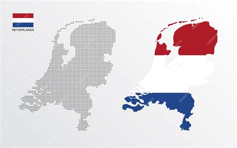 Premium Vector | Set of political maps of Netherlands with regions ...