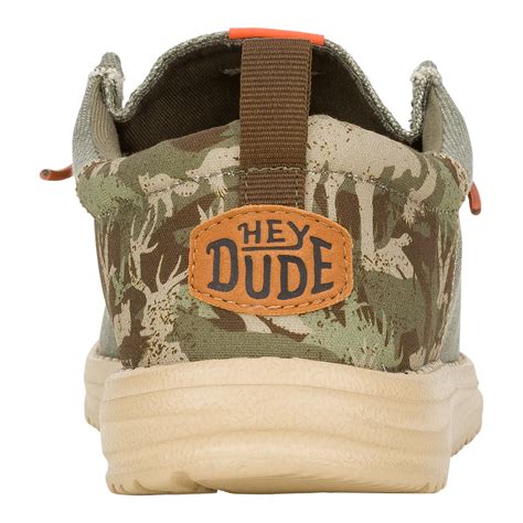 Hey Dude Mens Wally Funk Hunt Camo Olive