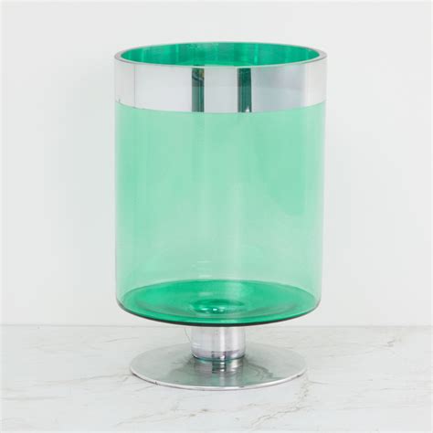 Buy Country Living Solid Glass Stand - Candle Holder With Rim : 14 cm L ...