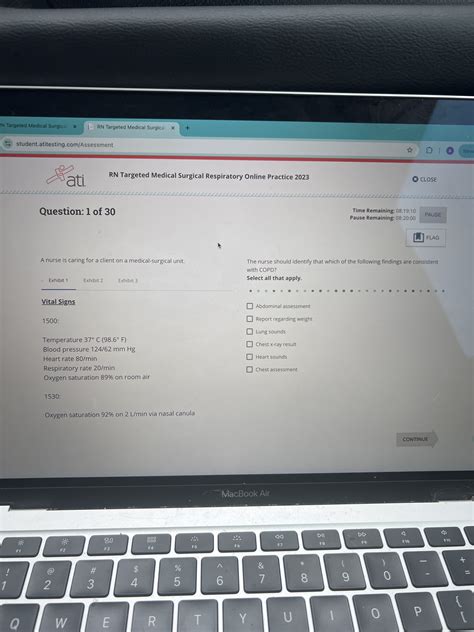 Solved Question: 1 ﻿of 30A nurse is caring for a client on a | Chegg.com