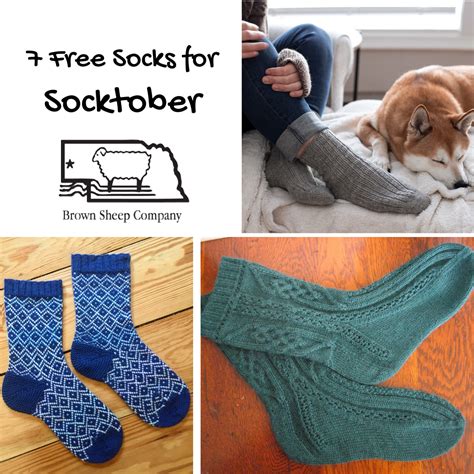 7 Free Sock Patterns for Socktober - Brown Sheep Company, Inc.