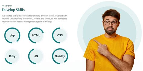 Interative Web Developer Portfolio Template 的图像结果