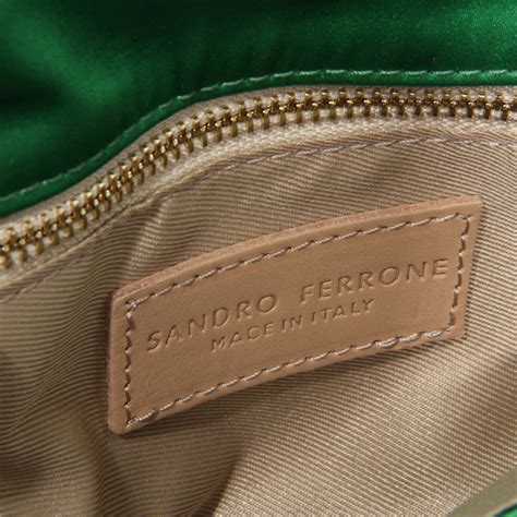 9330AR pochette donna SANDRO FERRONE woman satin mini bag