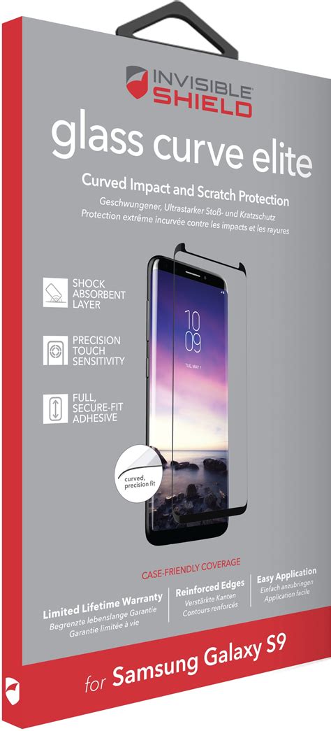 Specificaties van Zagg InvisibleShield glass curve elite (Galaxy S9 ...