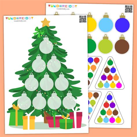 Image result for Christmas Tree Color Sorting
