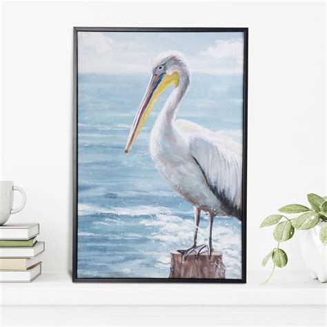 Buy Artistry Aqua Bird Wood Picture Frame - 42x62cm from Home Centre at ...