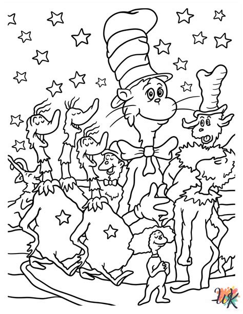 22 Dr. Seuss Coloring Pages For Kids - ColoringPagesWK