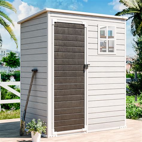 CDCASA 5x3 FT Resin Storage Shed, Waterproof Outdoor Philippines | Ubuy