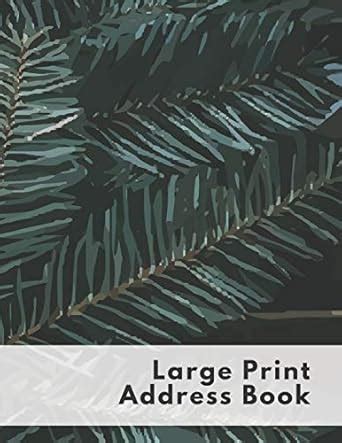 Buy Large Print Address Book: Address Book for Seniors 8.5x11 Inch ...