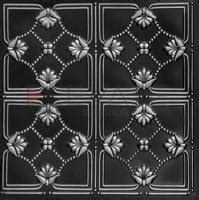 Silver PVC Decorative Wall Panel | 2 ft x 2 ft | 312 Antique Silver ...