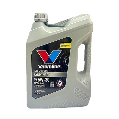 Valvoline Engine Oil -Fully Synthetic Syn Power 5W30 API SP/ILSAC GF-6A ...