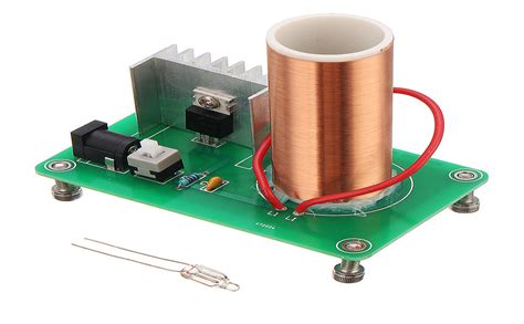 Robocraze Mini DIY Tesla Coil Kit | DC 12V Wireless Electric Power ...