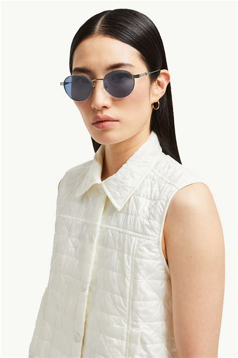 Gunmetal Gray Subtila Round Sunglasses - Sunglasses for Men | Moncler IT