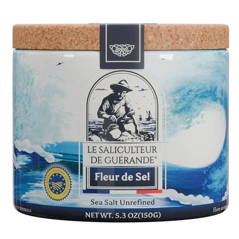 Amazon.com : Le Saliculteur de Guerande- Fleur de Sel 5.3OZ- French organic mineral salt ...