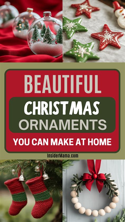Best 13 50+ Easy to Make DIY Christmas Ornaments – Artofit