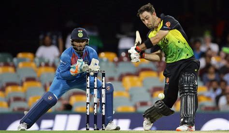 India vs Australia: Maxwell, Lynn fire Australia to 158/4 in rain-hit ...