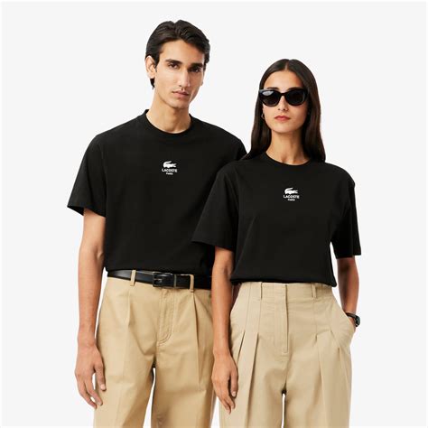 Signature Print Cotton T-shirt - Men's t-shirts - New In 2026 | Lacoste