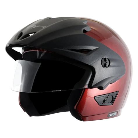 Vega Cruiser W/P Burgundy Helmet | Shop Helmets at BIKERSTORE.IN ...