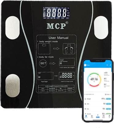 MCP Healthcare Intelligent Bluetooth Body Fat Weighing Analyzer Advance ...