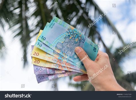 Samoan Tala Currency Wst Right Hand Stock Photo 1154527330 | Shutterstock
