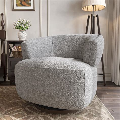 Amazon.com: RoyalCraft Swivel Accent Chair, Fully Assembled Round ...