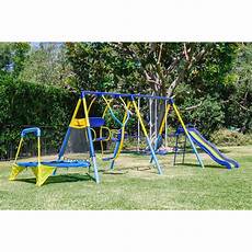 kid swing set playground set outdoor swing slide w troline kid swing set playground set outdoor swing slide w troline