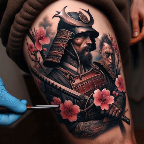 Samurai Portrait Tattoos 3+ Thousand Samurai Hand Tattoo Royalty Free