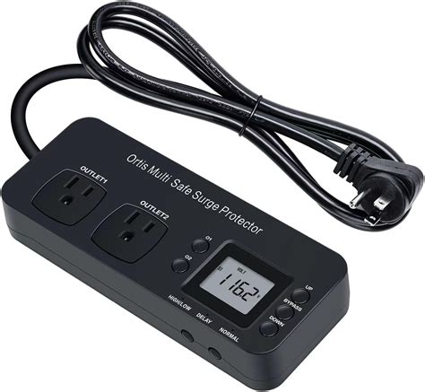 Amazon.com: Ortis Double Outlet RV Appliance Surge Protector (Black ...