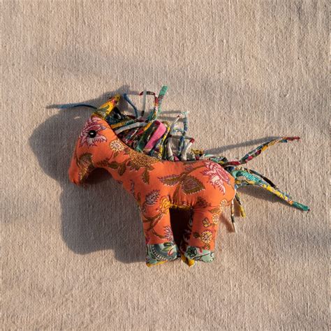 Zero Waste Unicorn Soft Toy with Tassels – House of Ekam
