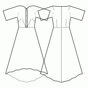 Dress #8669033 - Made to Measure Sewing Pattern by Sewist CAD Online ...