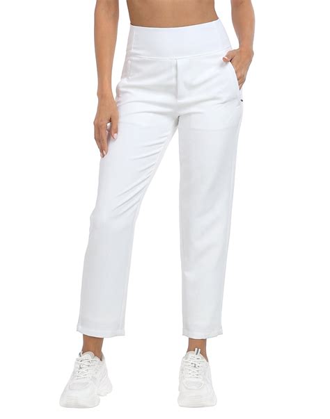 HDE Women's Travel Pants High Waist Stretch Golf Pant with Pockets ...
