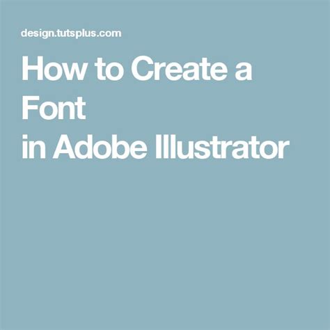 Image result for Illustrator Font Tutorial