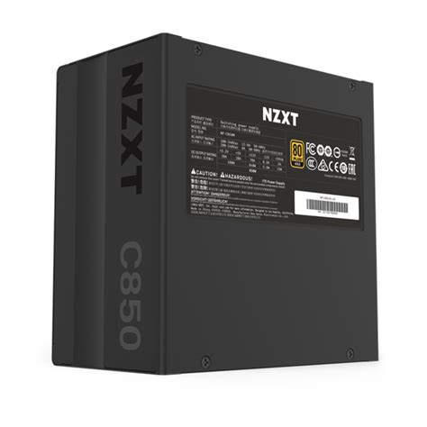 NZXT 850 Watt 80 Plus Gold PSU C850 Fully Modular - mdcomputers.in