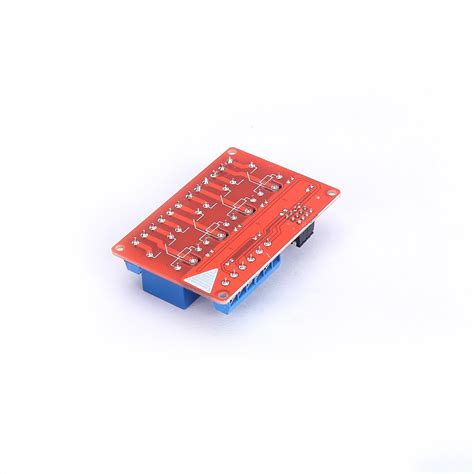 5V 4 Channel Optocoupler Relay Board with High/Low Trigger Power Indic