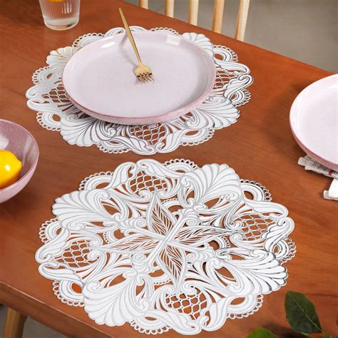 Baroque Bloom Table Mat Set Of 6 Online - Premium Table Mat | Nestasia