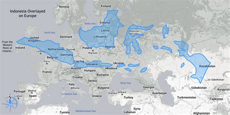 Real Size of Indonesia : r/Damnthatsinteresting