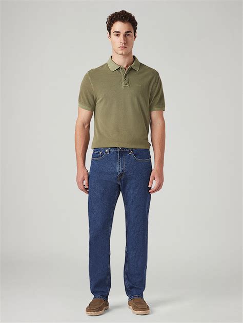 Mens 505 Mid Rise Straight Fit Cotton Stretch Blend Jeans – Levis India ...