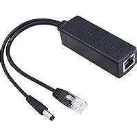LipiWorld® PoE Splitter Power Over Ethernet Adapter Active 48V to 12V ...