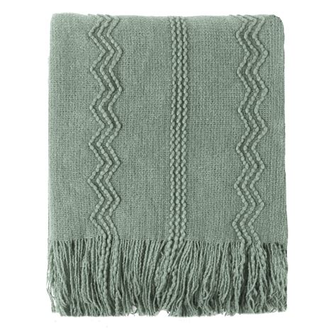 Amazon.com: BATTILO HOME Sage Green Throw Blanket for Couch, Sage Green ...