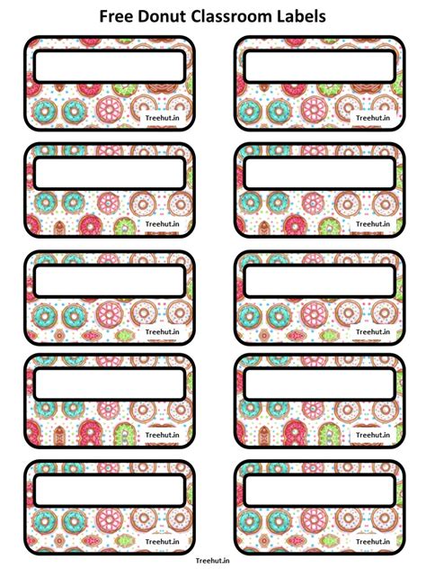 Free Donut Bulletin Board Decorations and Craft Printables #160