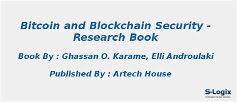 Great Research Bokks in Bitcoin and Blockchain Security | S-Logix