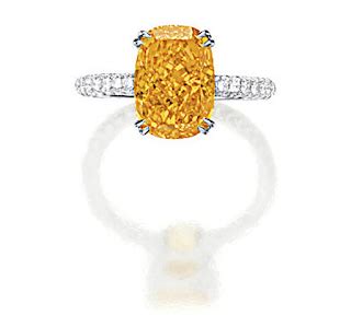 4.19 carats Exceptional Orange Diamond ~ Jewelove