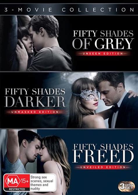 Buy Fifty Shades Of Grey/Fifty Shades Darker/Fifty Shades Freed on DVD ...