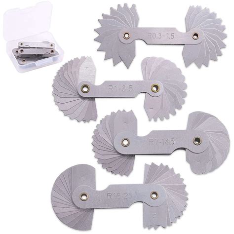 Glarks Stainless Steel Radius Gauge Set for Tool and Die India | Ubuy