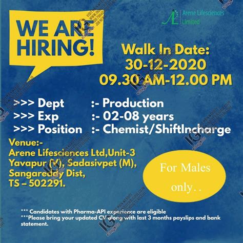 Arene Lifescience Interview in 2020 December 30th for Production Check now