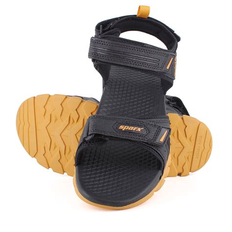 Sparx Black Sandals for Men SS-563 | Sandals & Slippers Online – Relaxo ...