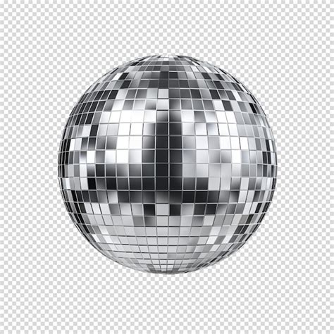 Premium PSD | Disco ball isolated on transparent background