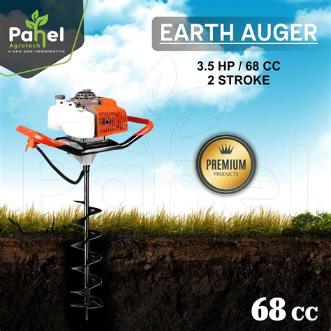 Pahel 68 cc 2-Stroke Petrol Earth Auger – Heavy-Duty Performance for C ...